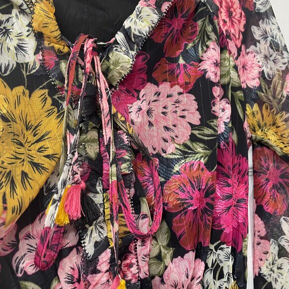 ADELYN RAE Orla Lace Up Ruffle Mini - Size XS - Picture 3 of 9